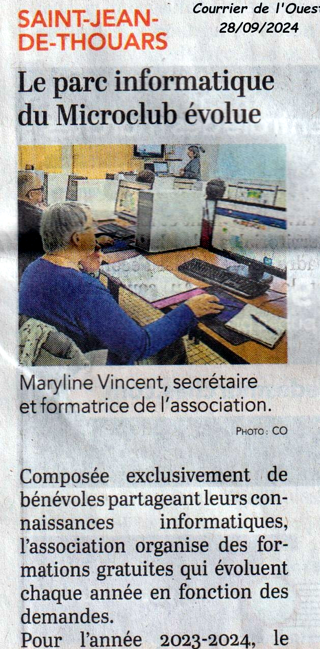 2024.CO. Le parc informatique du Micro Club évolue